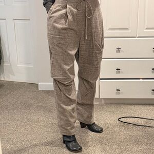 NEW Lauren Manoogian Flannel Ankle Pants
